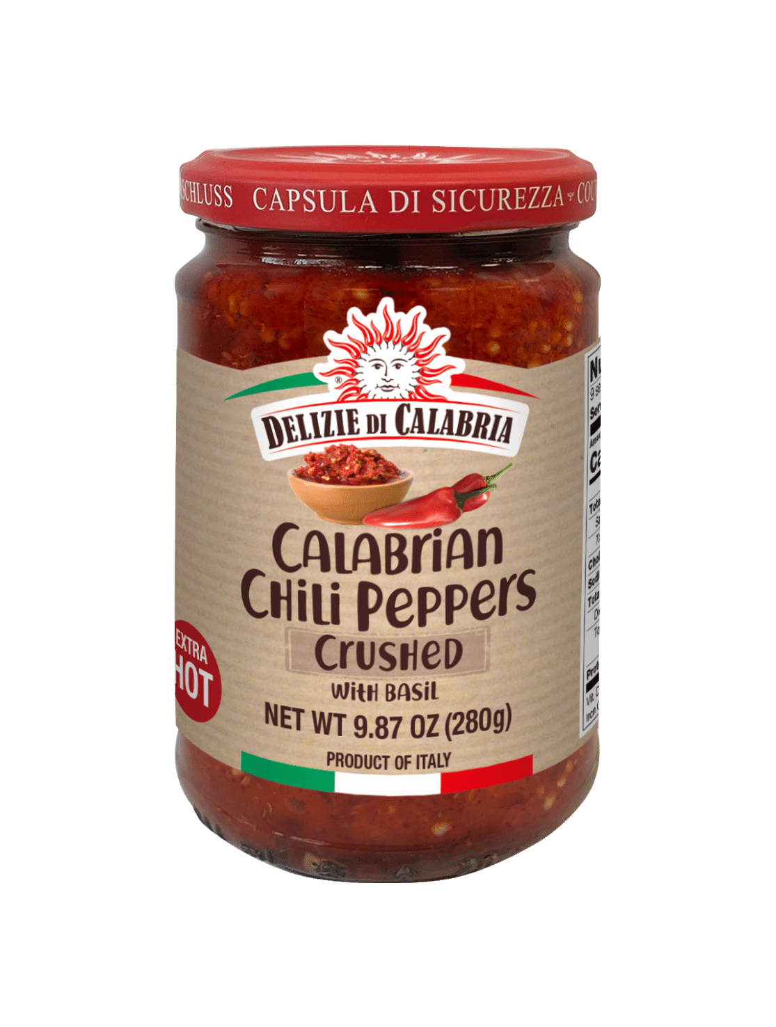 COSE001_Calabrian crushed_chili_pepper with basil_280g