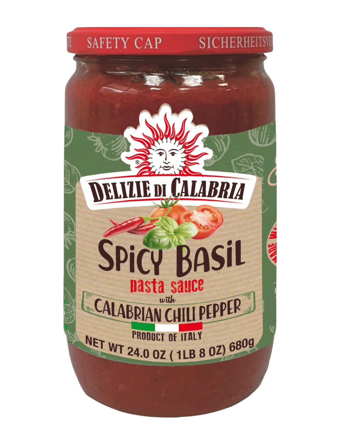 SPS060_Spicy Basil pasta sauce 24oz